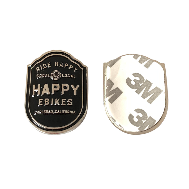 Happy Head Badges & Bicycle Tube Emblem