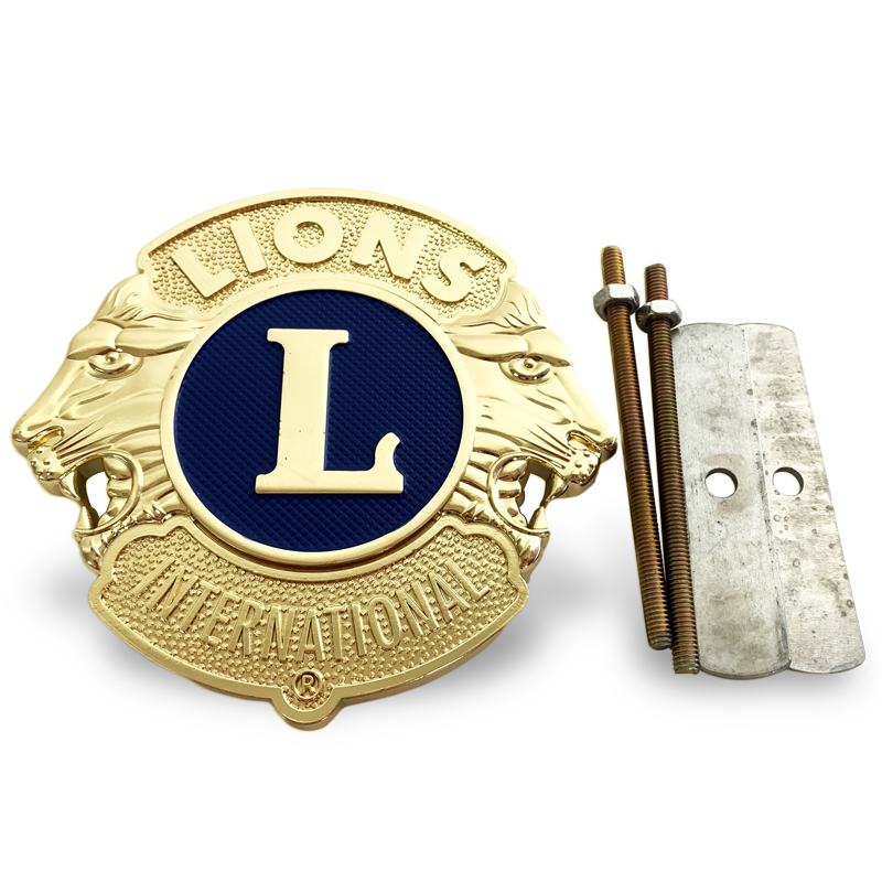 Lions Clubs International Logo Car Auto Grille Badge Emblem