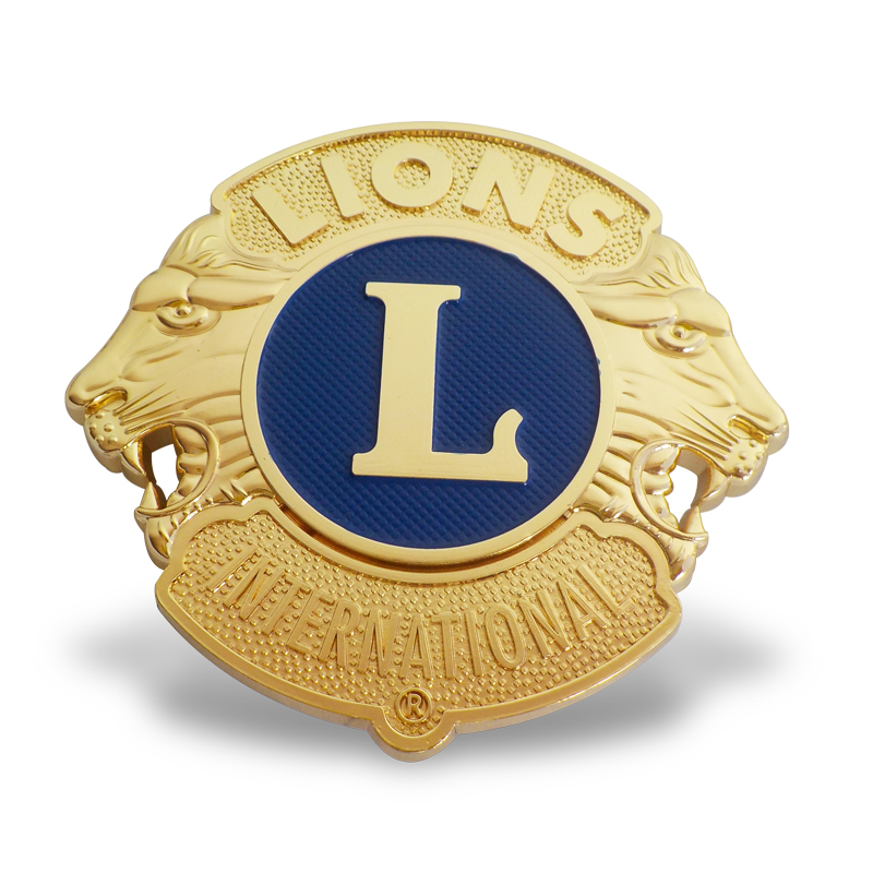 Lions Clubs International Logo Car Auto Grille Badge Emblem