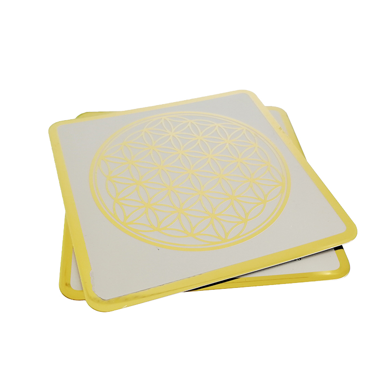 The Flower of Life Metal Anti-slip Tea Coasters