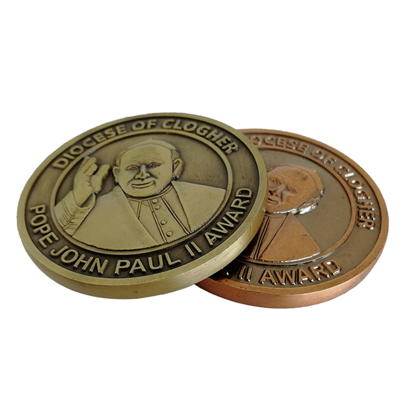 Diocese of Clogher Pope John Paul II Award Bronze Coin