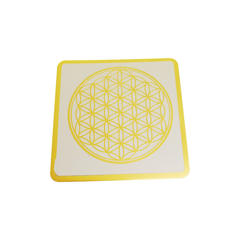 The Flower of Life Metal Anti-slip Tea Coasters