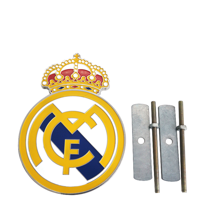 Crown head Real Madrid Club de Fútbol Logo Auto-Badge Or Car Emblem