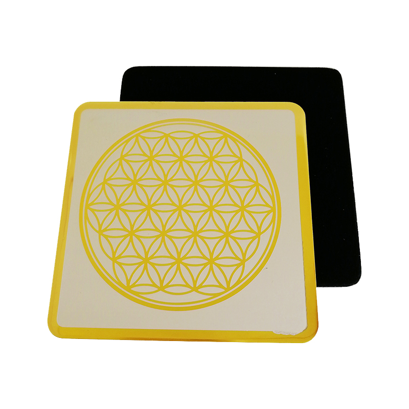 The Flower of Life Metal Anti-slip Tea Coasters