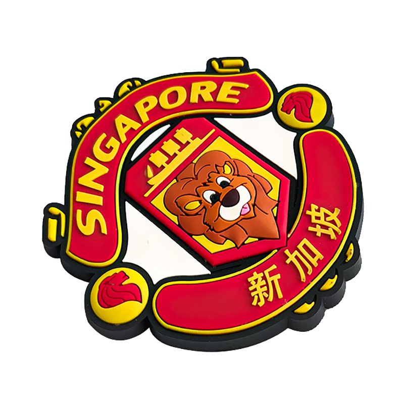 Singapore Lion Dance Souvenir Magnet – A Fusion of Festivities