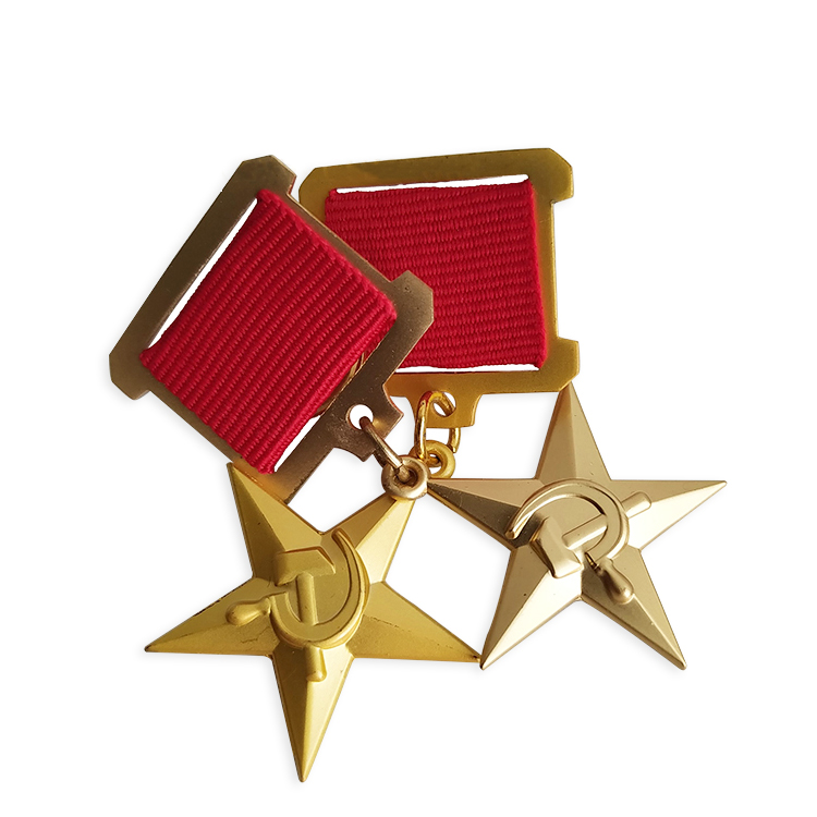 3D Gold Star Hero Medal Of Socialist Labour Of Russia