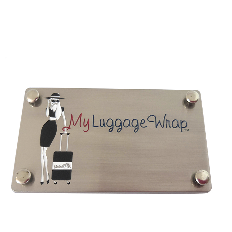 Chic and Stylish Metal Fashion Lady Luggage Tag