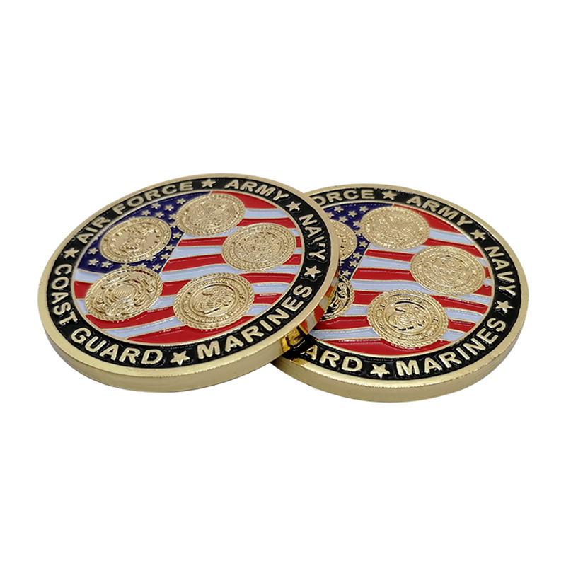 US Security Force Flag Enamel Souvneir Coin