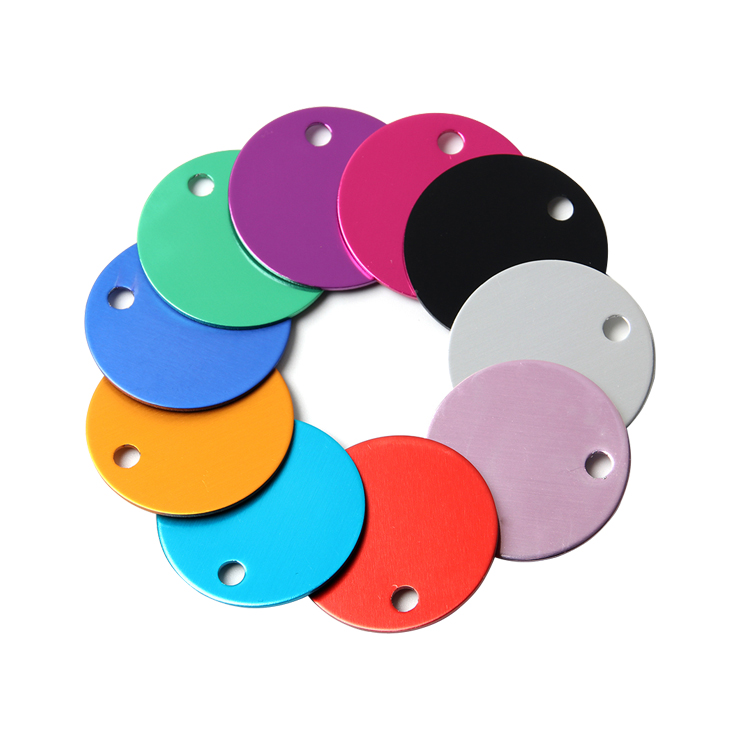 Wholesale Aluminum Anodized Colorful Pet ID Rags