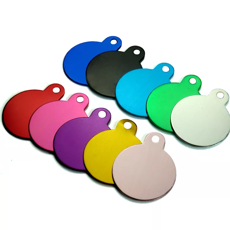 Wholesale Aluminum Anodized Colorful Pet ID Rags