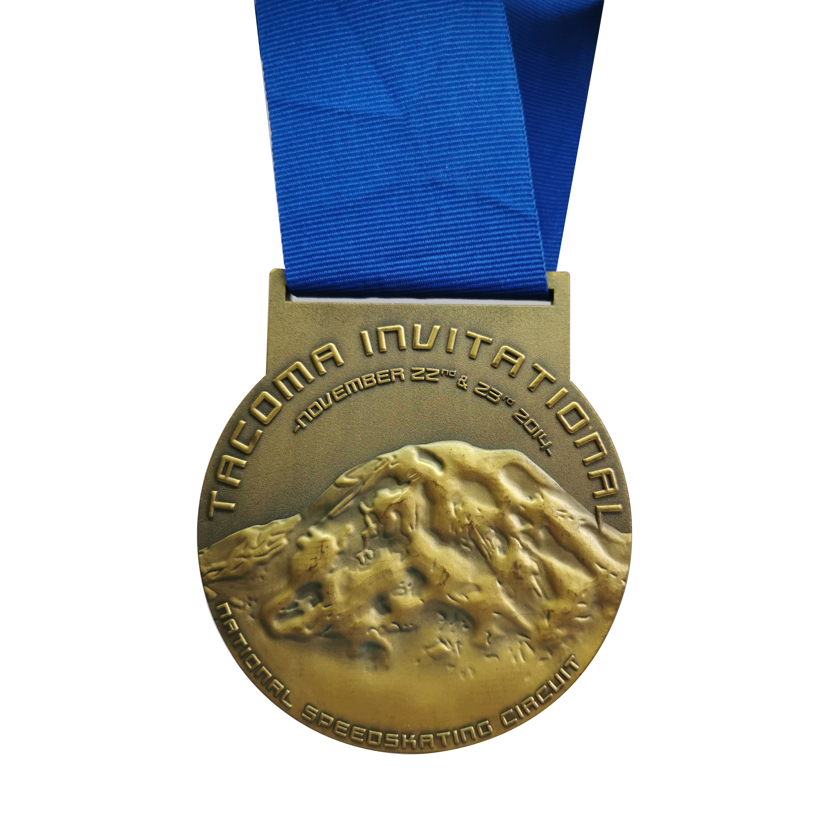 2014 USA Tacoma Speed Skating Sports Game Invitational Medal 3D Medallion