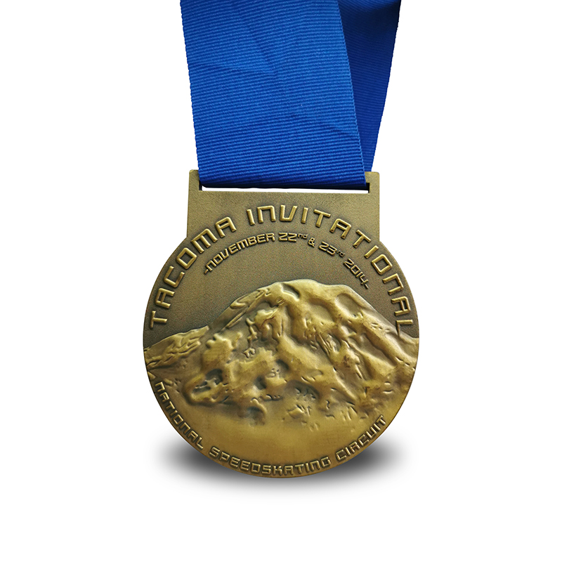 2014 USA Tacoma Speed Skating Sports Game Invitational Medal 3D Medallion