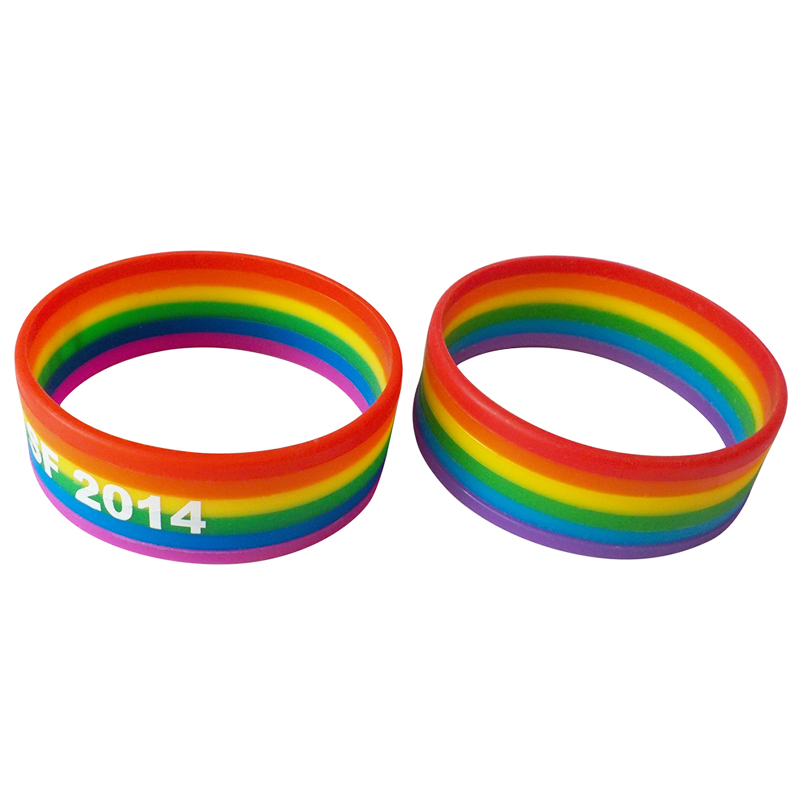 LGBT Pride Silicone Wristbands LGBT Bracelet