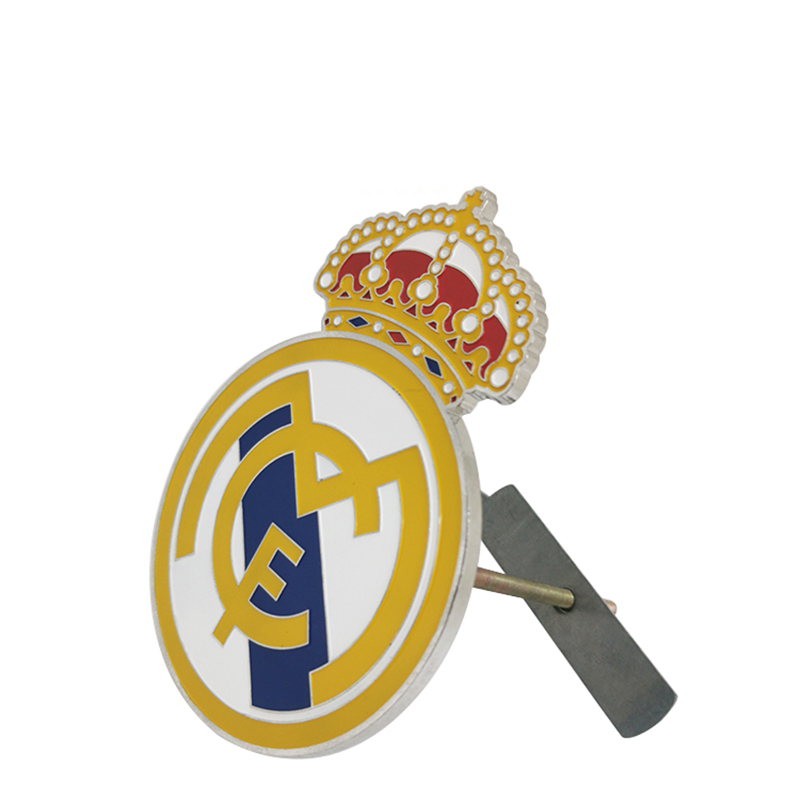 Crown head Real Madrid Club de Fútbol Logo Auto-Badge Or Car Emblem