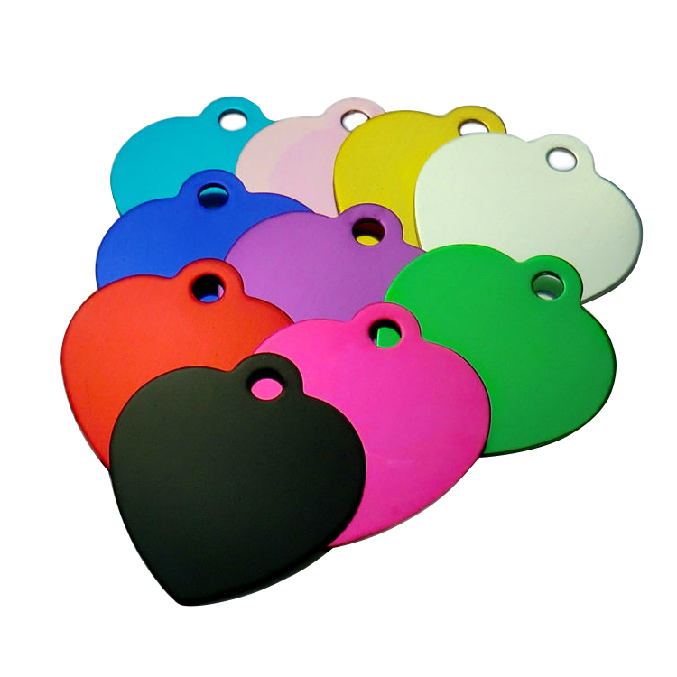 Wholesale Aluminum Anodized Colorful Pet ID Rags