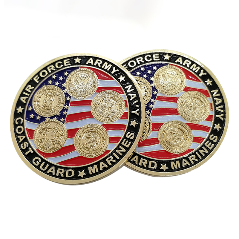 US Security Force Flag Enamel Souvneir Coin