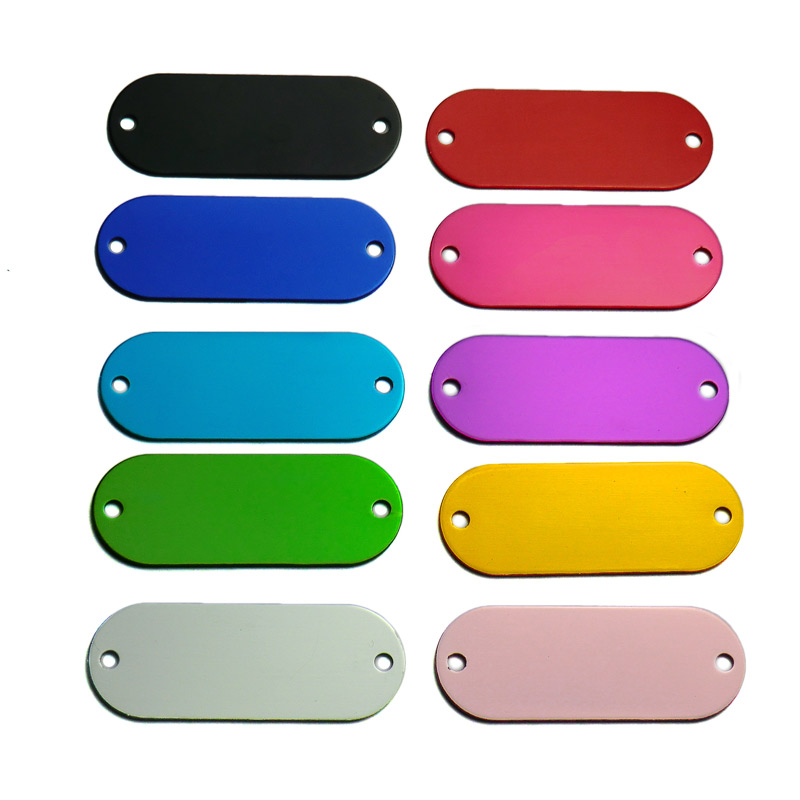 Wholesale Aluminum Anodized Colorful Pet ID Rags