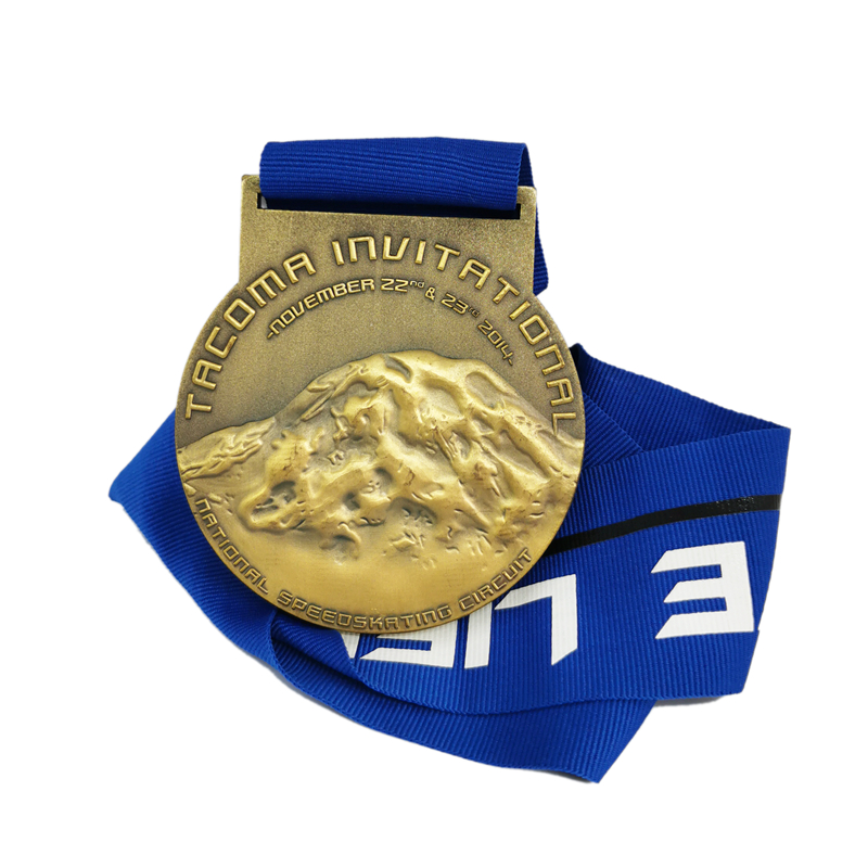 2014 USA Tacoma Speed Skating Sports Game Invitational Medal 3D Medallion