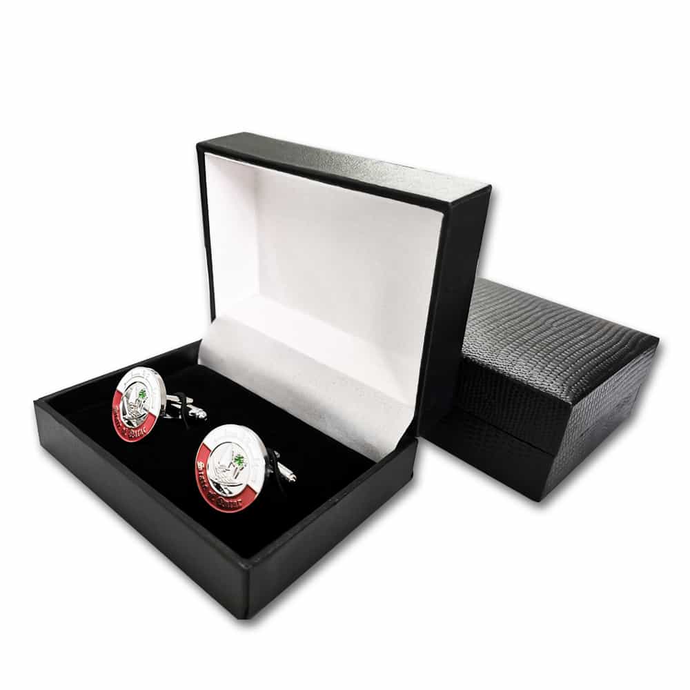 Fashion Qatar Emblem Silver Cufflink for Men Suit Clothes National Day Souvenirs