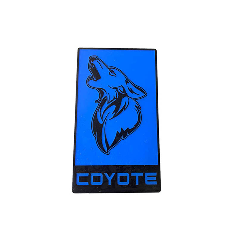 Color Optional Coyote Howler Car Fende Badge Sticker for Mustang Shelby GT350