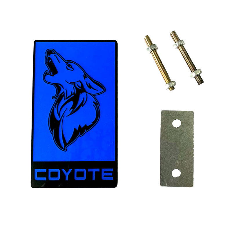 Color Optional Coyote Howler Car Fende Badge Sticker for Mustang Shelby GT350