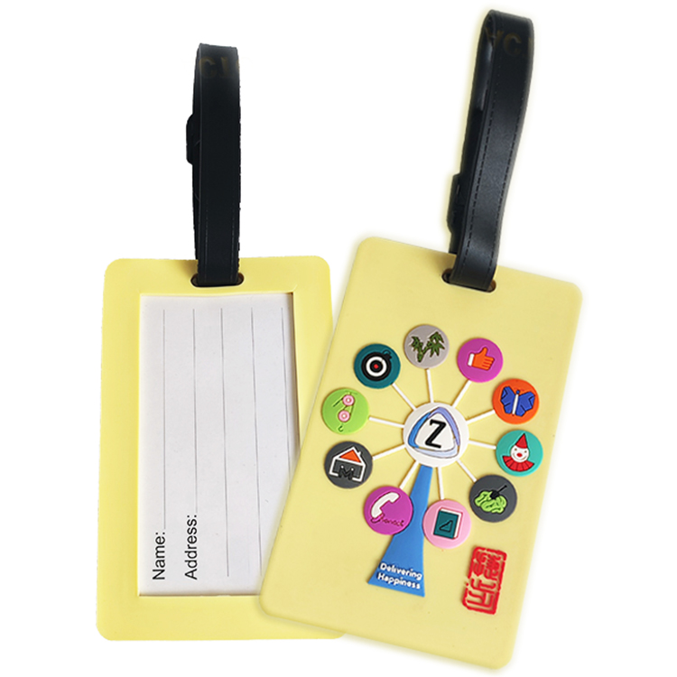 Customized Eco-Friendly PVC Luggage Tag