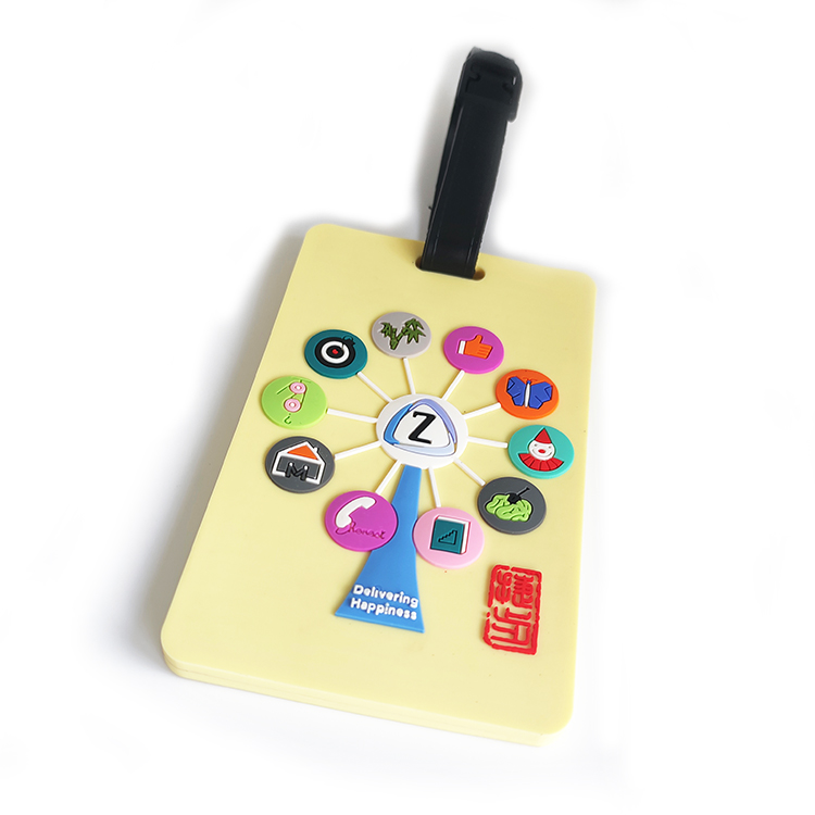 Customized Eco-Friendly PVC Luggage Tag