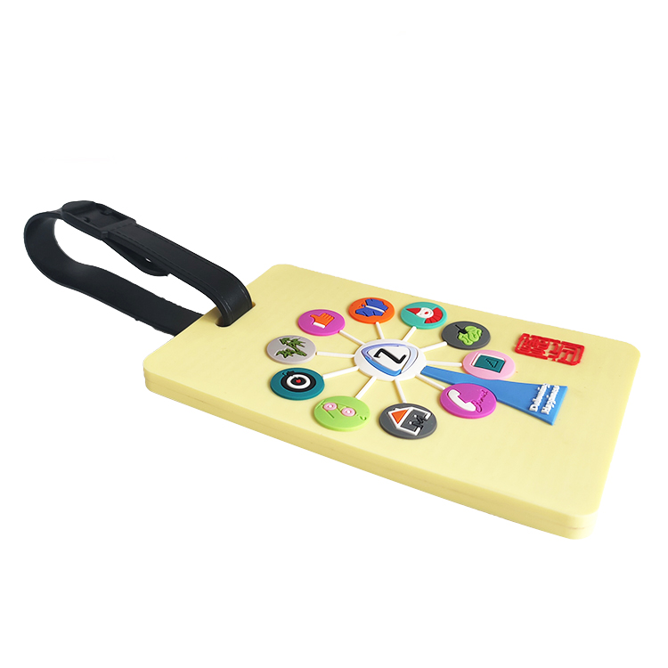 Customized Eco-Friendly PVC Luggage Tag