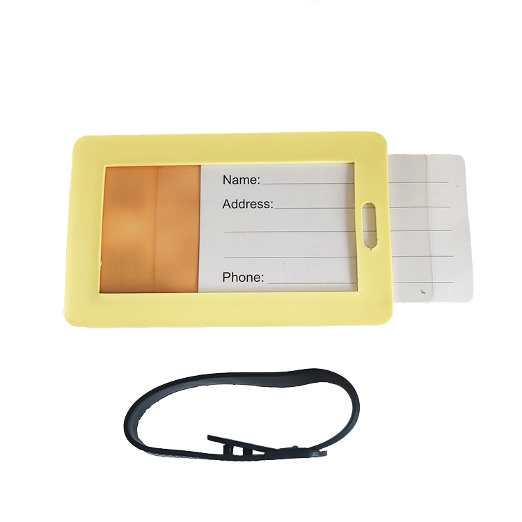 Customized Eco-Friendly PVC Luggage Tag