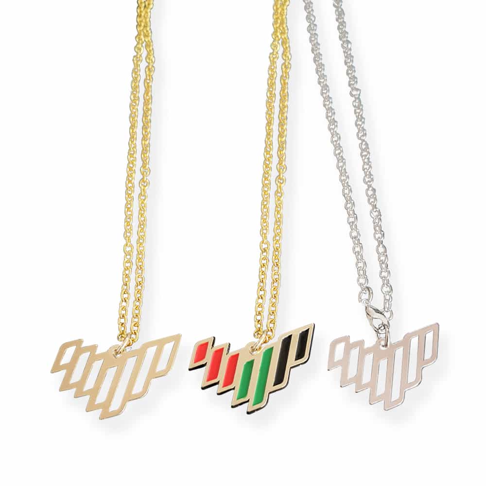 UAE National Brand Logo Necklace for Car Decoration Fashion Necklace Pendant Gifts