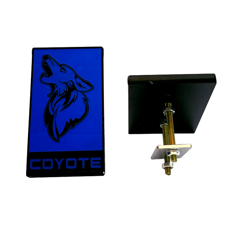 Color Optional Coyote Howler Car Fende Badge Sticker for Mustang Shelby GT350