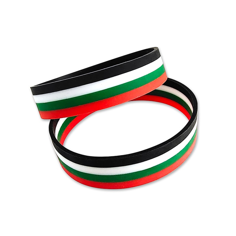 UAE National Day Wristband Silicone Flag Color Wristband