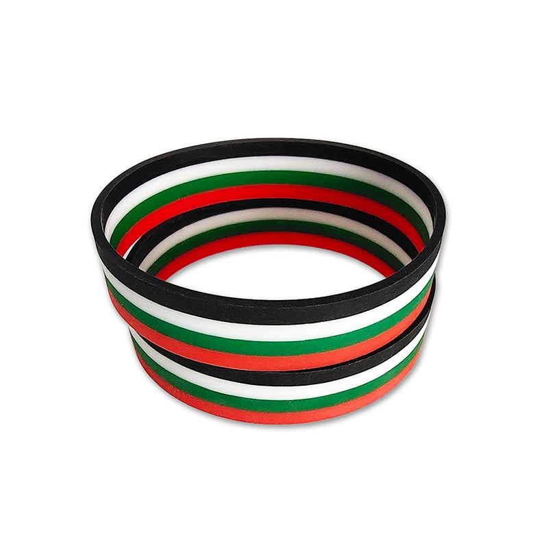 UAE National Day Wristband Silicone Flag Color Wristband