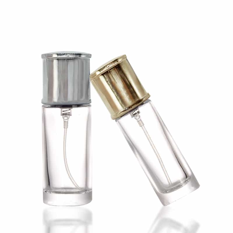 Zinc Alloy Nickel-Plated Simple Portable Circular Perfume Spray Cap