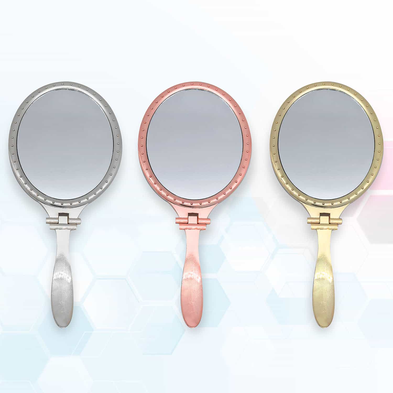 Metal Dreamy Dragon Year IP Shaped Handheld Foldable Makeup Mirror