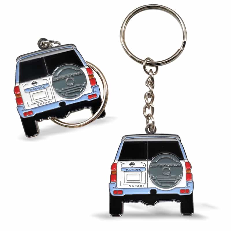 Zinc Alloy Die Cast Enamel Car Model Shape Design Metal Keychains