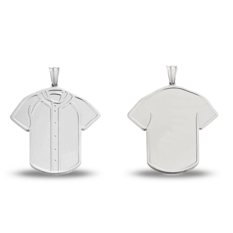 Custom Dual-Sided Baseball Jersey Badge Pendant Necklace for Sports Events and Club Souvenirs