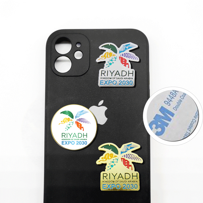 2023 Saudi Arabia Riyadh Expo Official Logo Custom Souvenir Phone Sticker Badge