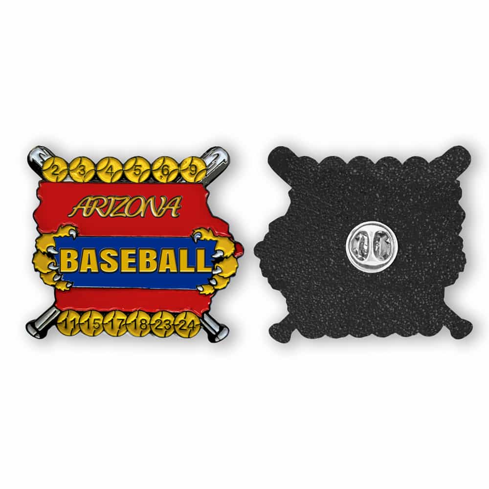 Arizona Baseball Team Commemorative Badge: Classic Baseball Sports Event Club Collectible Souvenir