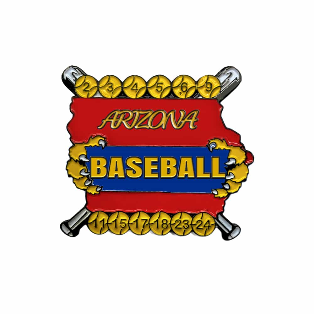 Arizona Baseball Team Commemorative Badge: Classic Baseball Sports Event Club Collectible Souvenir