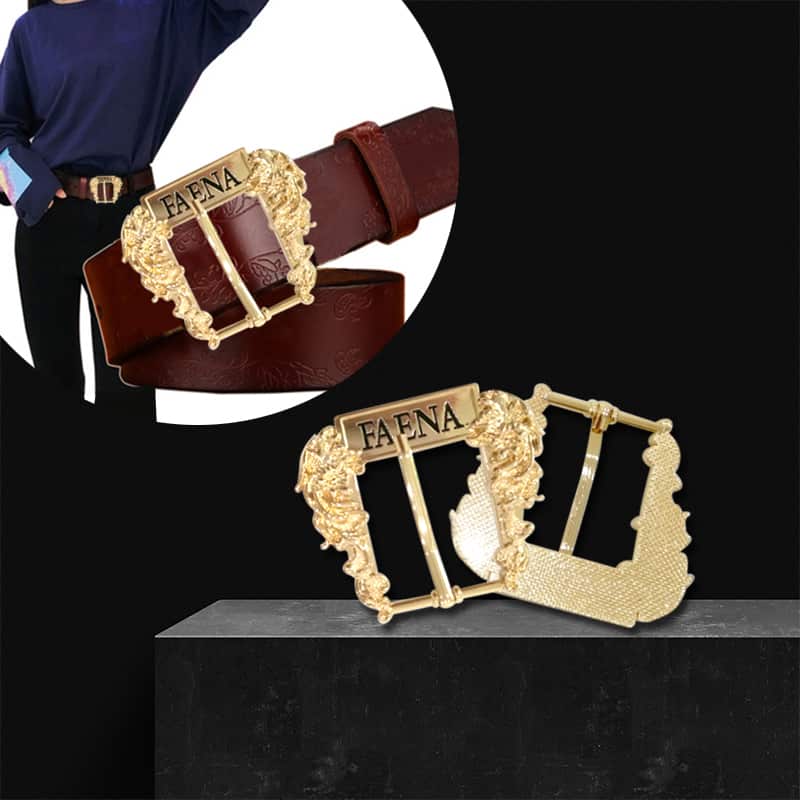 Factory Custom-Produced High-Quality Women’s Metal Belt Buckle - Ideal for Fashion Brands and Wholesalers