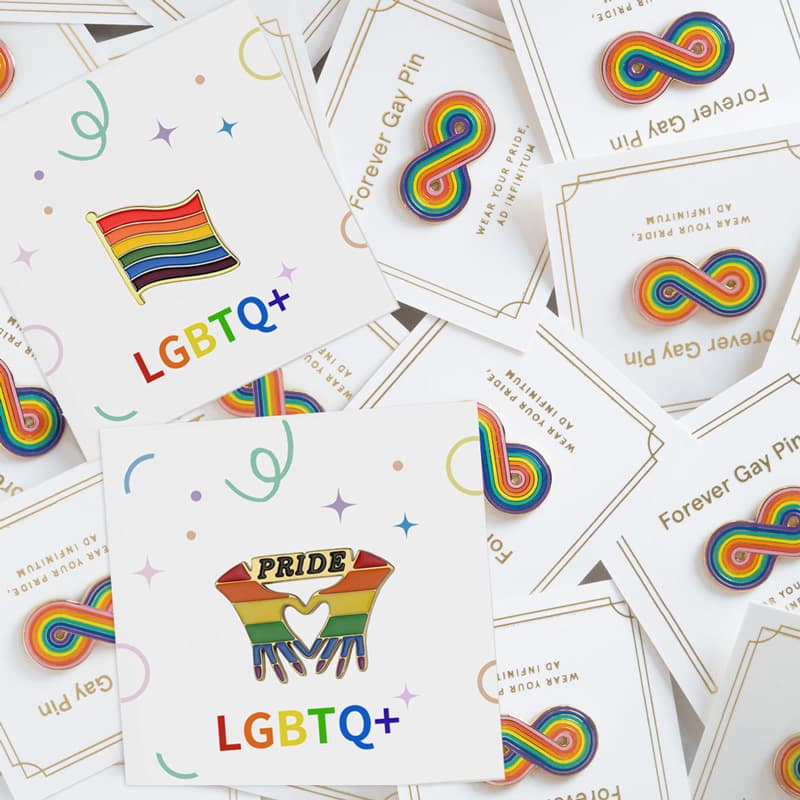 Custom Pride LGBTQ+ Series High-Quality Commemorative Metal Enamel Badge