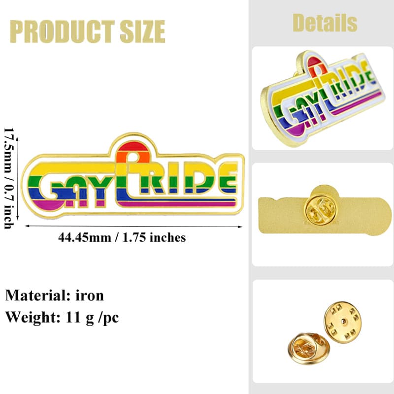 Custom Pride LGBTQ+ Series High-Quality Commemorative Metal Enamel Badge