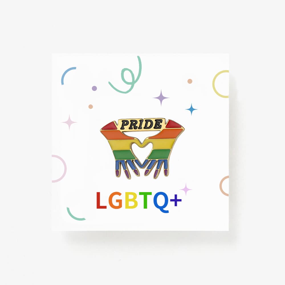 Custom Pride LGBTQ+ Series High-Quality Commemorative Metal Enamel Badge