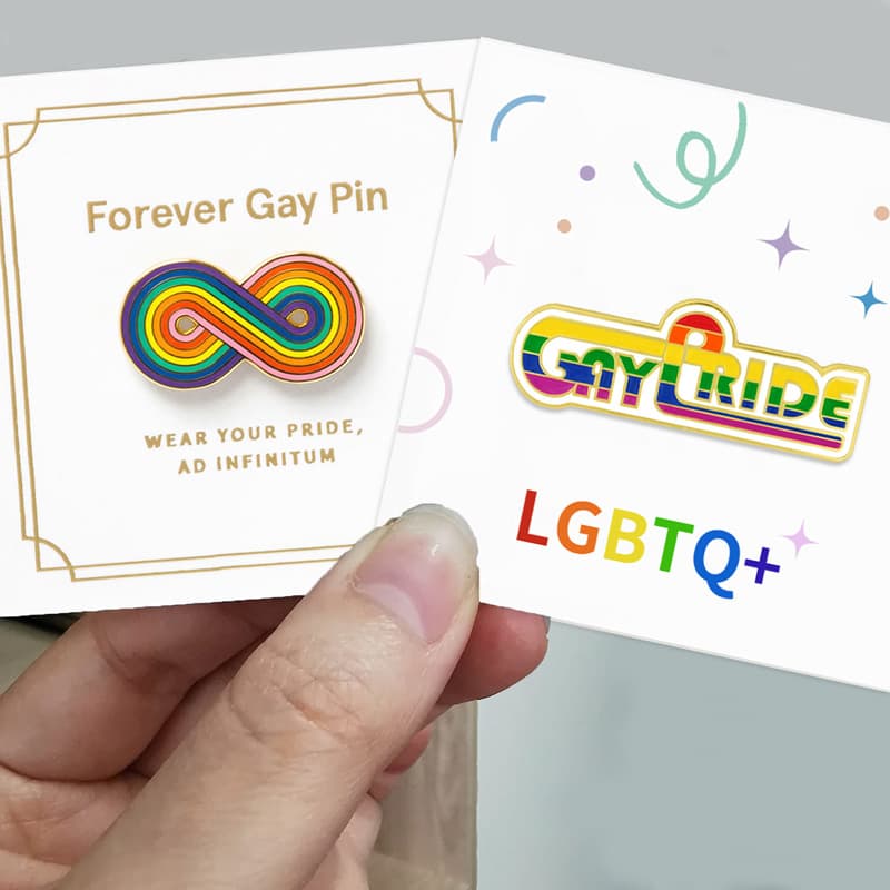 Custom Pride LGBTQ+ Series High-Quality Commemorative Metal Enamel Badge