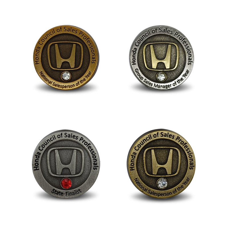 What are the identification methods for various shapes of badges?